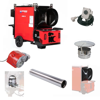 Arcotherm Package Jumbo 85M Indirect Oil Fired Space Heater - 240v