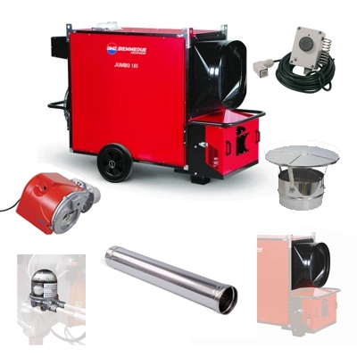 Arcotherm Package Jumbo 185M Indirect Oil Fired Space Heater - 240v