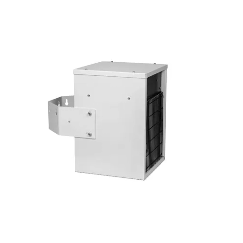 Dania SSH 22kW wall mounted electric fan heater shown next to 183cm scale silhouette
Side view of Dania SSH 22kW wall mounted electric fan heater
Front view of Dania SSH 22kW wall mounted electric fan heater with protective grille
Angled view of Dania SSH 22kW wall mounted electric fan heater
Digital controller supplied with Dania SSH 22kW wall mounted electric fan heater