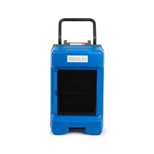 Brolin BR85C heavy duty industrial dehumidifier angled view
Control panel of the Brolin BR85C industrial dehumidifier
Front view of the Brolin BR85C heavy duty industrial dehumidifier
Rear view of the Brolin BR85C industrial dehumidifier with cable storage
Brolin BR85C industrial dehumidifier shown next to 183cm scale silhouette
Side view of the Brolin BR85C heavy duty industrial dehumidifier
Side angle of the Brolin BR85C industrial dehumidifier with filter cover open