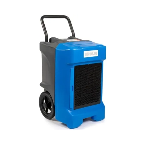 Brolin BR85C heavy duty industrial dehumidifier angled view
Control panel of the Brolin BR85C industrial dehumidifier
Front view of the Brolin BR85C heavy duty industrial dehumidifier
Rear view of the Brolin BR85C industrial dehumidifier with cable storage
Brolin BR85C industrial dehumidifier shown next to 183cm scale silhouette
Side view of the Brolin BR85C heavy duty industrial dehumidifier
Side angle of the Brolin BR85C industrial dehumidifier with filter cover open