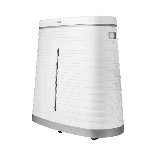 Prem-I-Air 1800 ml/hr commercial humidifier shown next to 183cm scale silhouette
Front view of Prem-I-Air 1800 ml/hr commercial humidifier
Side view of Prem-I-Air 1800 ml/hr commercial humidifier with carry handles
Control panel and vent detail of Prem-I-Air 1800 ml/hr commercial humidifier
Rear view of Prem-I-Air 1800 ml/hr commercial humidifier with air vents
Prem-I-Air 1800 ml/hr commercial humidifier in modern office or living space