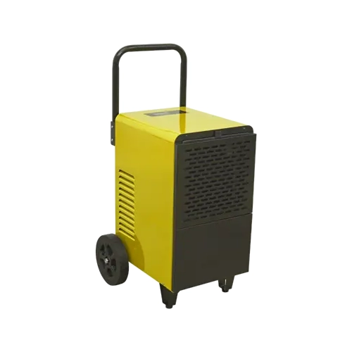 Sealey SDH50 110v Industrial Dehumidifier angled side view with wheels and handle
Sealey SDH50 110v Industrial Dehumidifier angled front view in yellow and black finish
Sealey SDH50 110v Industrial Dehumidifier with open water tank compartment
Digital control panel of Sealey SDH50 110v Industrial Dehumidifier in use
Sealey SDH50 110v Industrial Dehumidifier filter being removed for maintenance
Sealey SDH50 110v Industrial Dehumidifier scale image shown next to 183cm person