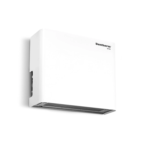 Dantherm DH 35 wall mounted condensation dryer angled view for commercial humidity and moisture control