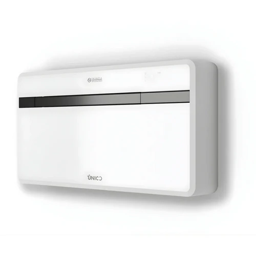 Olimpia Splendid Unico EVO-F 2.1 kW monobloc air conditioner angled view
