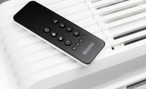 Olimpia Splendid Unico PRO EVAN 30HP remote control and unit detail