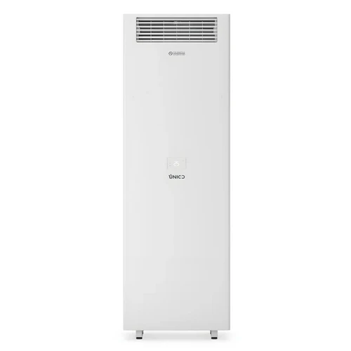 Front view of Olimpia Splendid Unico Vertical 3.5kW floor standing air conditioner