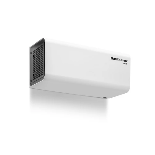 Dantherm DH 20 wall mounted dehumidifier showing rear air intake section