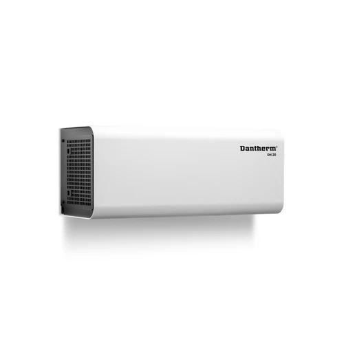 Side profile of the Dantherm DH 20 commercial dehumidifier for humidity control