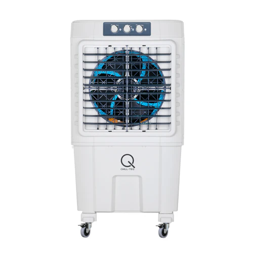 Front view of the Chill-Teq EVA 100 commercial evaporative air cooler