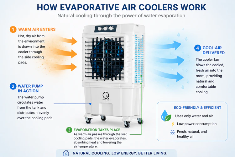 Chill-Teq EVA 100 Evaporative Air Cooler 