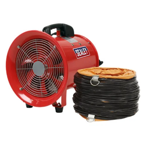 Sealey VEN250 Portable Ventilator Fan with 5m Ducting 230v