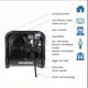 Ecor Pro DH3500 DryFan 220v Desiccant Dehumidifier