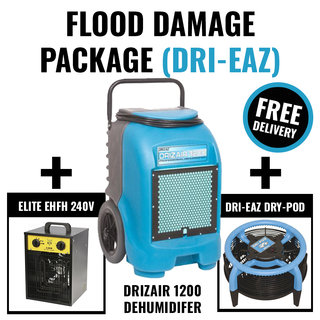 Dri-Eaz DrizAir 1200 Flood Damage Drying Package